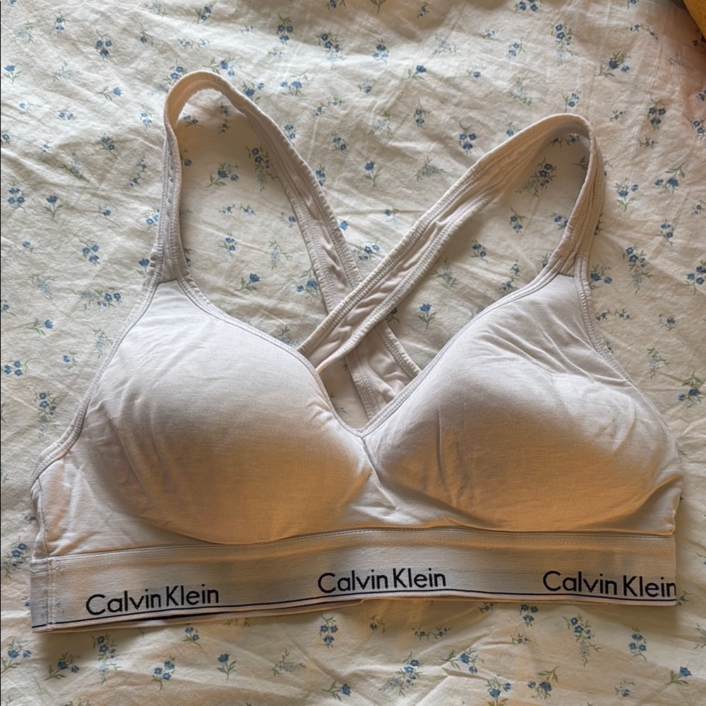 Calvin Klein Women's Cream Bralette